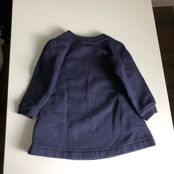 6-12M Girls: LOVE Sweater Dress - Picture 3 of 4